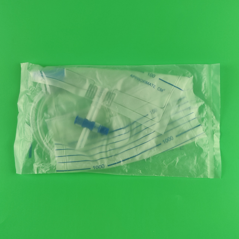 1500ml 2000ml Urine bag collection urinary drainage bag disposable type T valve