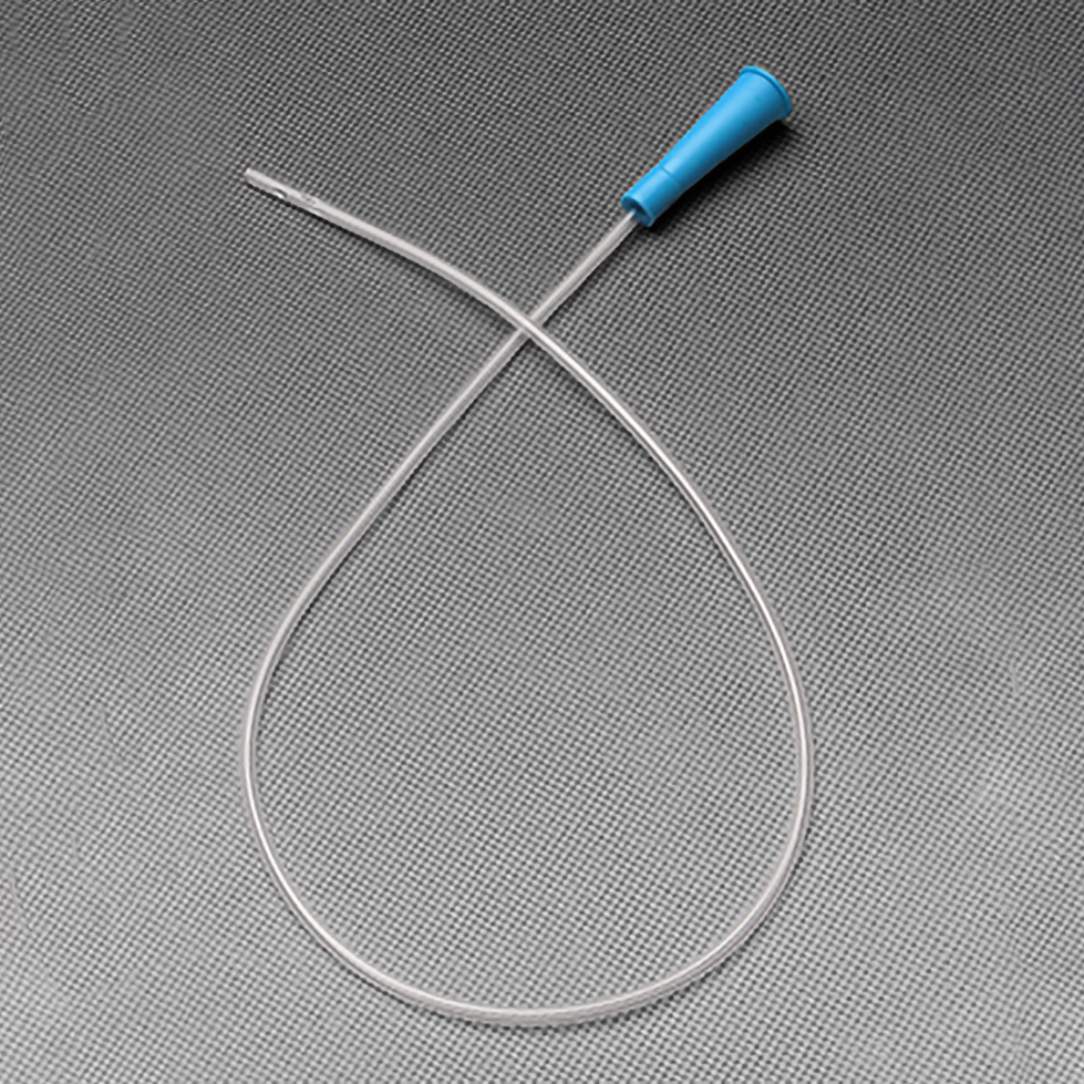 Plain Connector Type Size 8 Disposable PVC Sputum Suction Catheter Tube