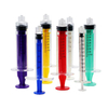 Disposable Luer Lock Colored plunger Polycarbonate Colorful Syringe PC Color Syringes