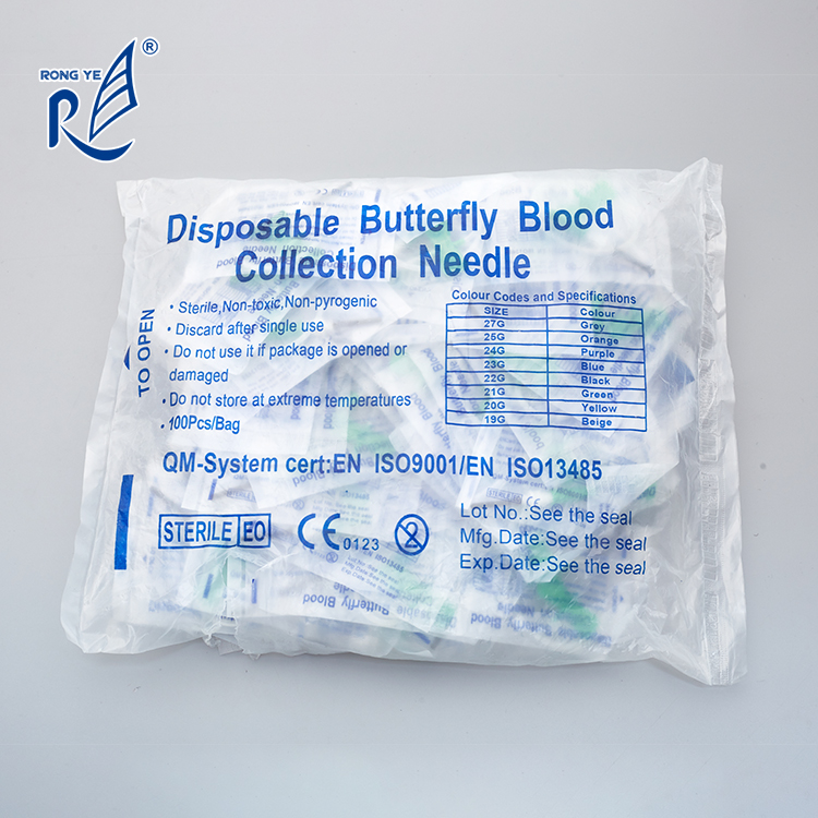 Medical Vacuum Blood Collection Butterfly Needle