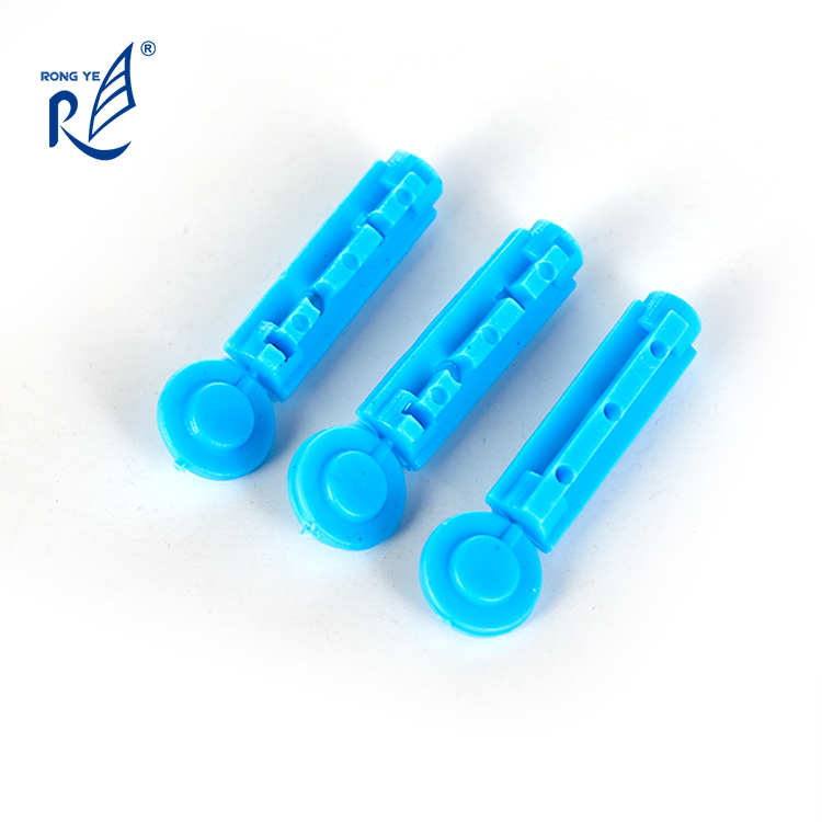 Hospital Use Disposable Medical Products Plastic Twist Type Blood Lancet